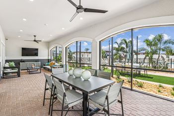 Screened-in veranda